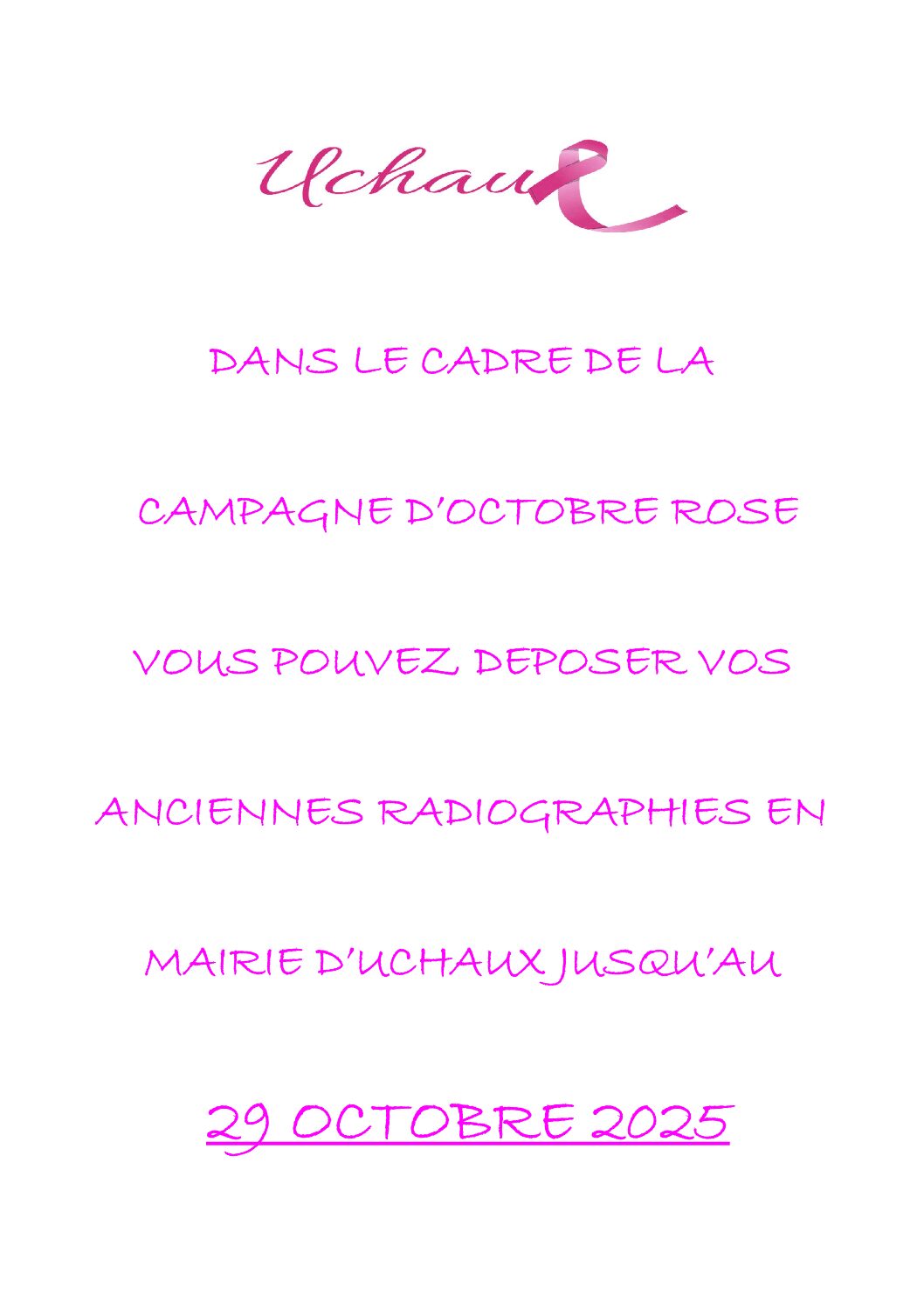 OCTOBRE ROSE